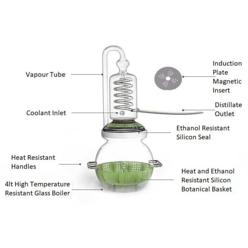 4 lt Glass Distilling Kit (D2)