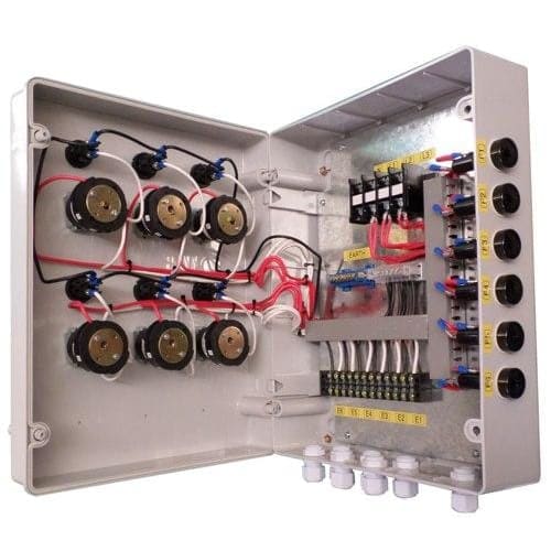Control box: 6 x elements