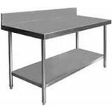 Stainless steel bottling table (including undershelf)