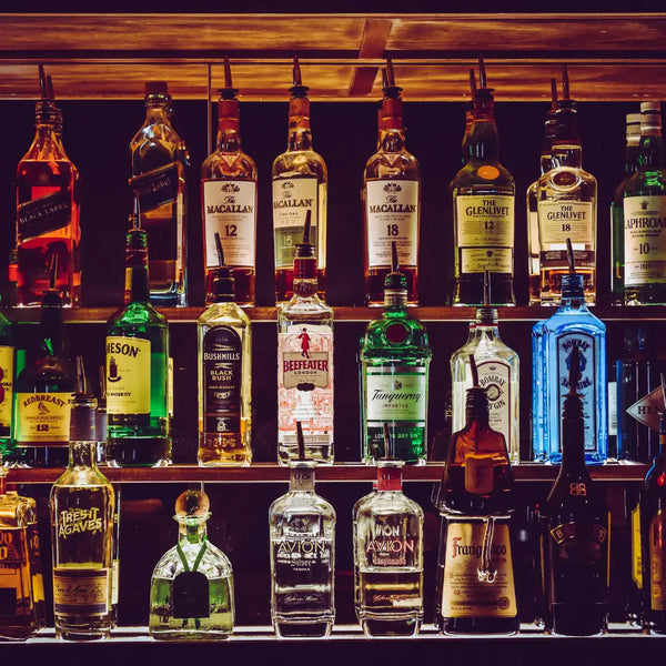 Alcohol Origin Ingredients and Processes Infographic