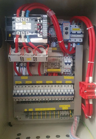 Distillique electrical control box inside