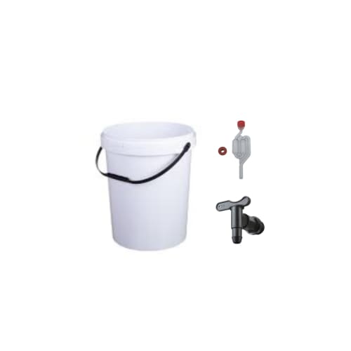 Fermentation Bucket 25l with Tap and Bubbler