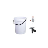Fermentation Bucket with Tap and Bubbler: 25L