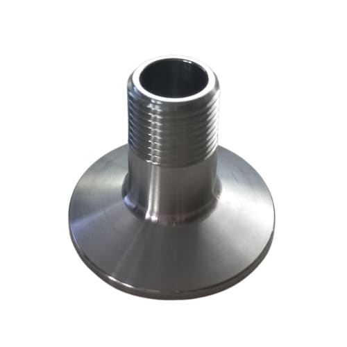 Ferrule: 2 inch to 1 threaded Male fitting Stainless Steel
