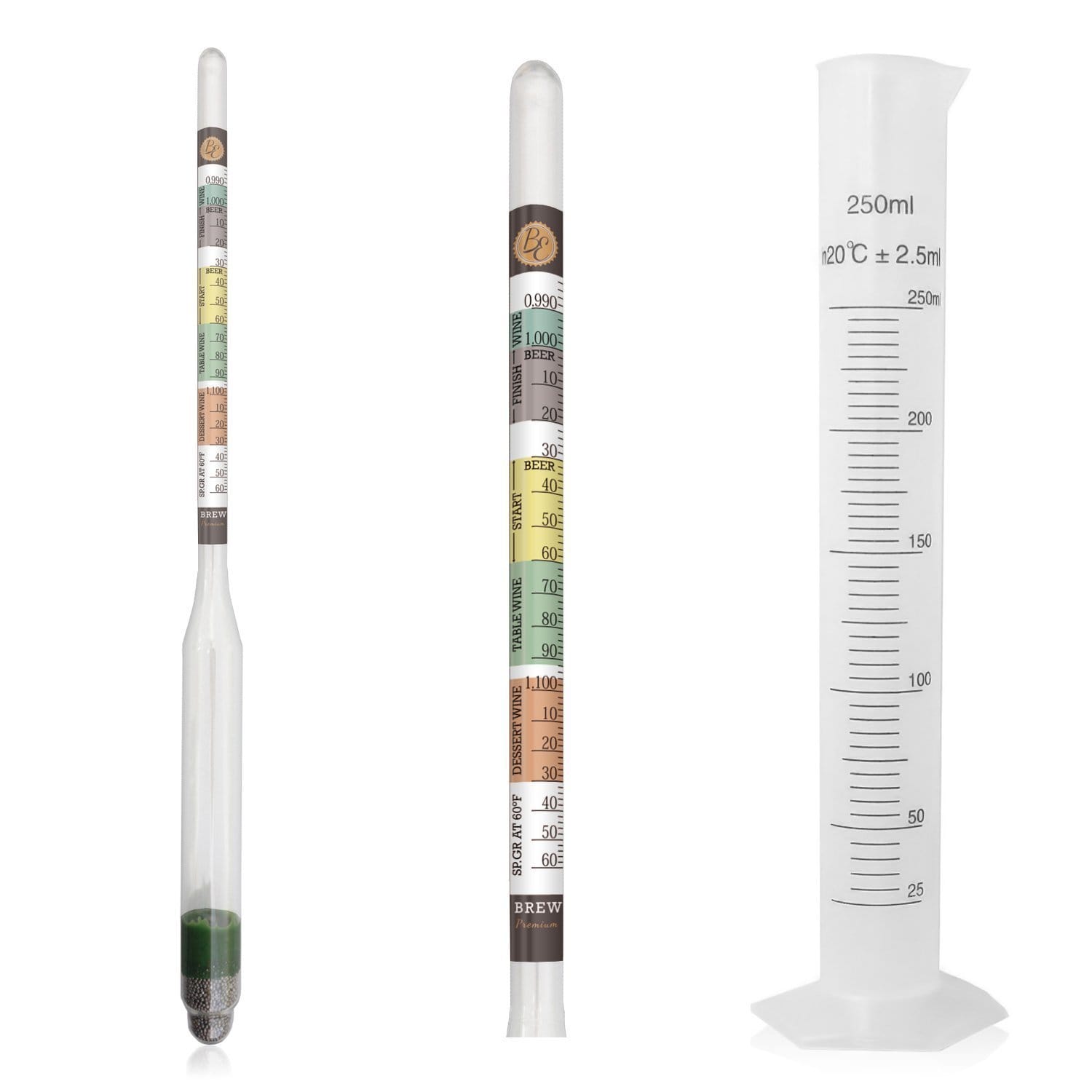 SG Hydrometer with Measuring Cylinder