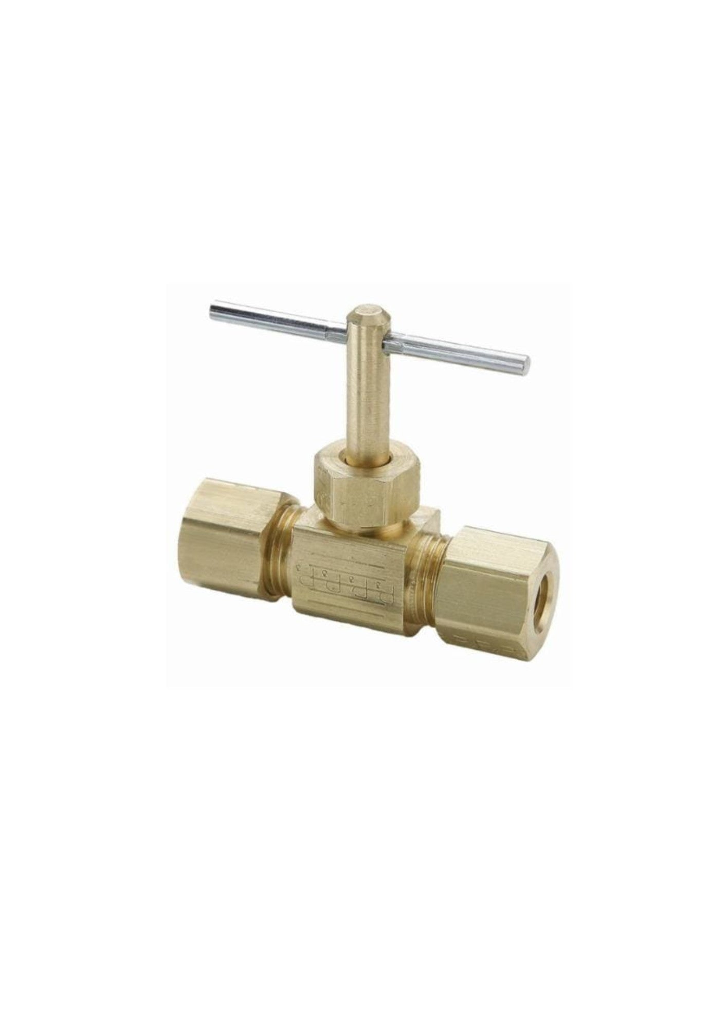 Needlevalve brass 1-4 inch