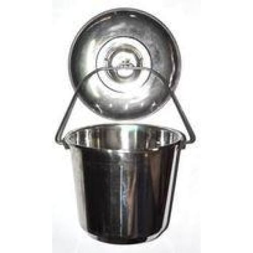 3.5 lt Heavy Duty Stainless Steel Bucket with Lid