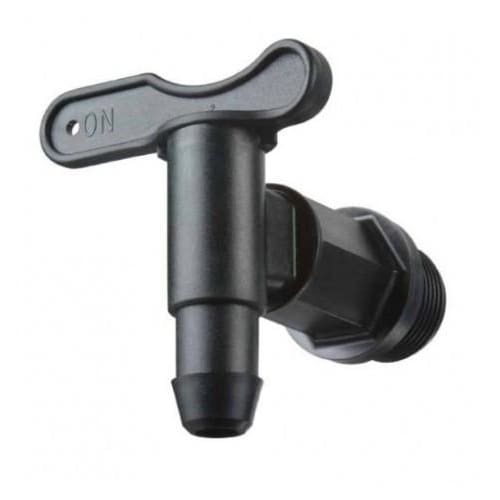 Black plastic tap