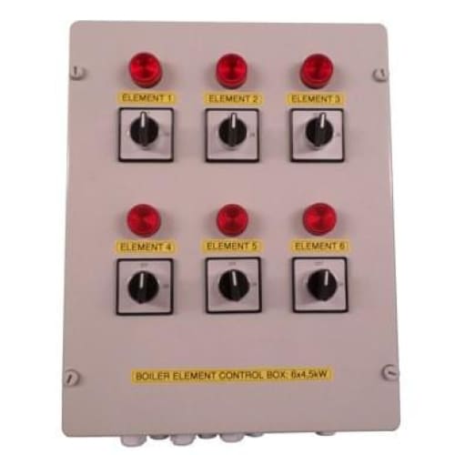 Control box - 5 x elements + agitator