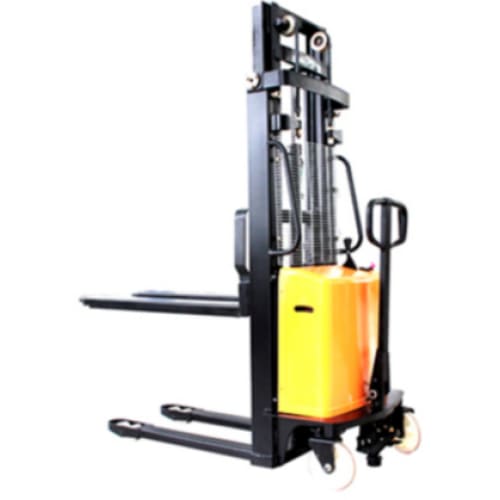 Pallet stacker semi-electric