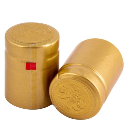 PVC Capsules (Pack of 12) - Gold